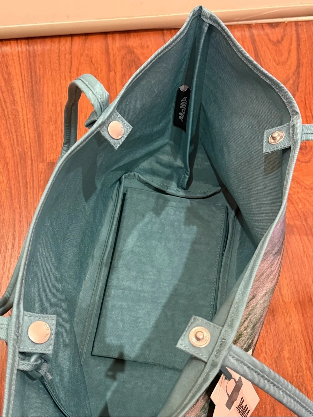 NWT BAGGU MOMA Exclusive Claude Monet Reversible Tote